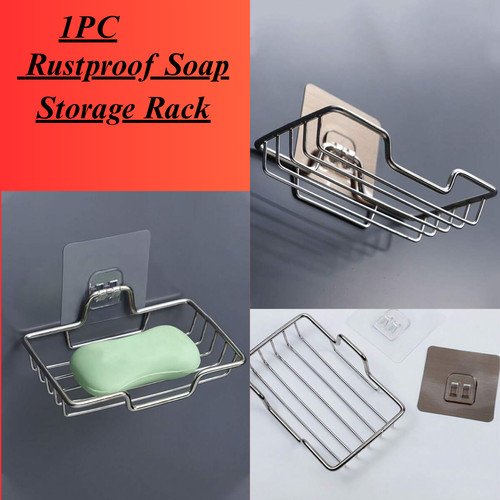 Silver stainless steel soap - stainless,