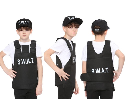 Children boys girls swat team - children,