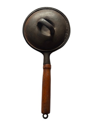 Vintage cast iron sauce pan - vintage,