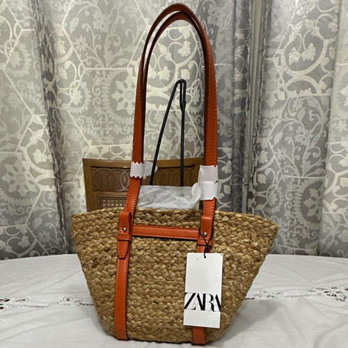 Zara natural woven - zara, straw