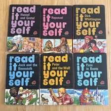 6 Vintage Ladybird Books Read