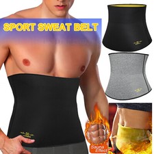 Waist Trainer Sauna Sweat Belt Men&Women Body Shaper Tummy Slimming Band Cincher