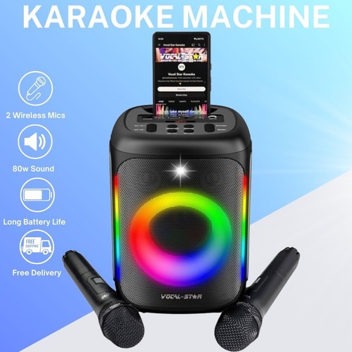 Vs275bt portable karaoke - portable,
