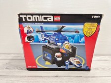 TOMY Tomica Hypercity Rescue Police Helicopter And Containers.