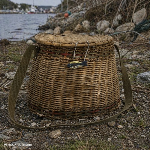 Vintage hand woven - hand, wicker