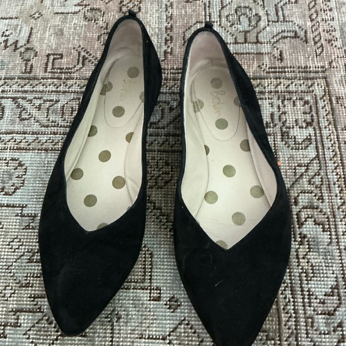 Boden women black suede - women's,