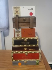 Empty Wooden Cigar Boxes –