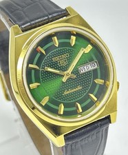 Vintage Seiko 5 Green Dial
