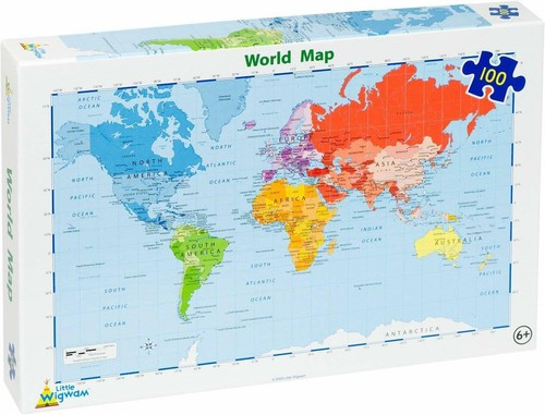 World map jigsaw children s - world,