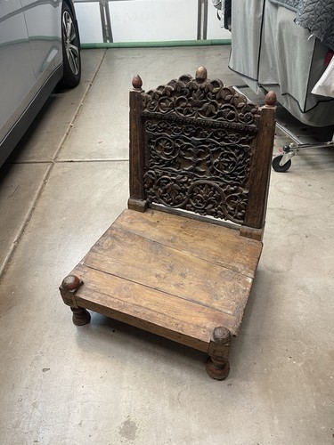 Antique hand carved wood - hand,