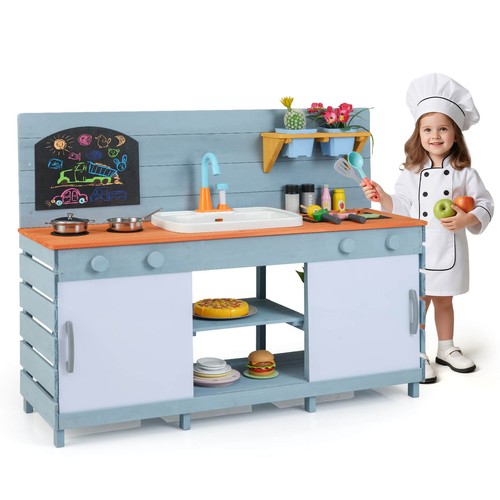 Play kitchen for kids wooden - kitchen,