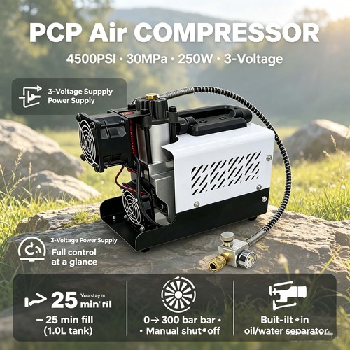 Pcp air compressor 4500psi - pcp,