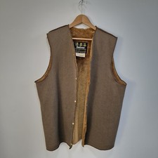Barbour Warm Pile Lining Mens C42 107cm A295 Inner Liner Gilet Body Warmer Vest