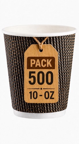 500 10oz disposable paper - x,