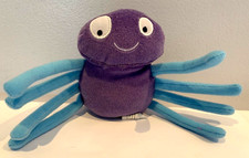 RARE 2010 Little Tiger Press Book Incy Wincy Spider Purple Soft Plush Toy Beanie