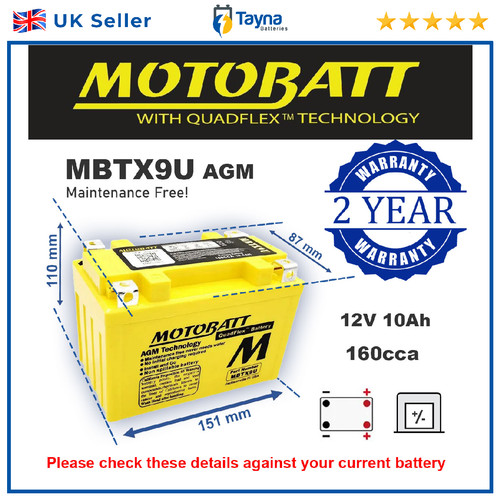 Motorcycle battery for honda - motorcycle,