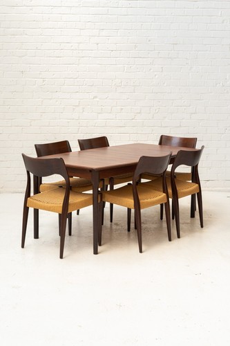 Dining table and chairs - table,