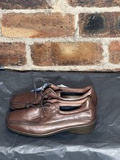 BLANCO & NEGRO/PITILLOS BROWN LEATHER AIR SYSTEM SHOES SIZE 4 NEW