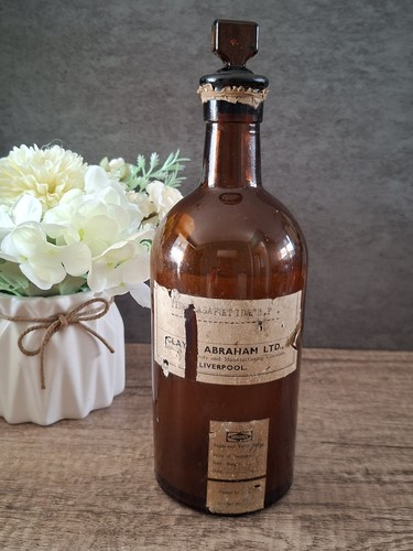 Antique amber glass - amber,