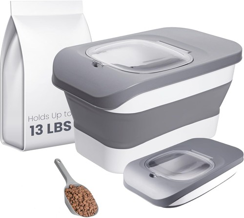 Collapsible dog food - dog, container