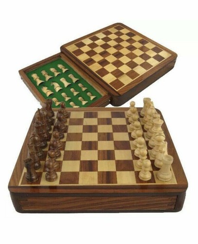 Magnetic travel chess set - chess,