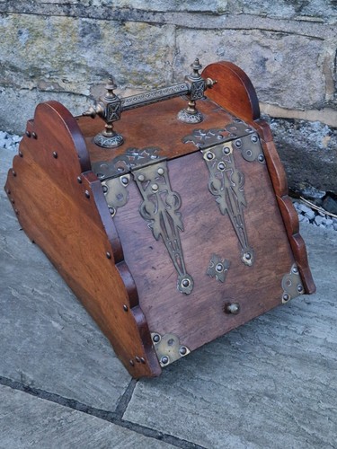 Vintage large log firebox - log, coal