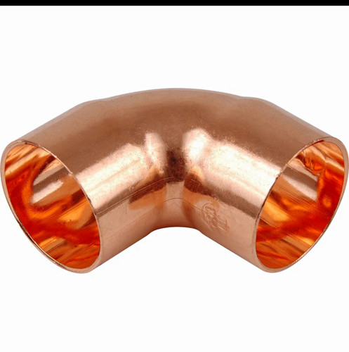 Copper 28mm elbow pipe - copper,
