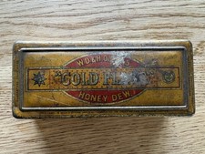 Tobacco Cigarette Tin Gold