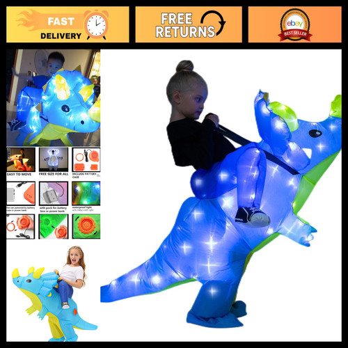 Kids inflatable triceratops - kids,
