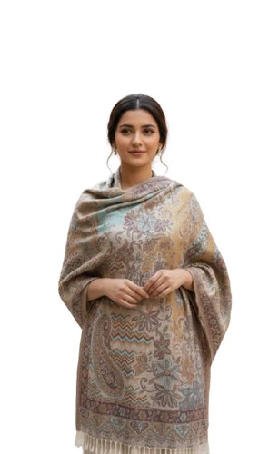 Viscose shawl woven - viscose, paisley