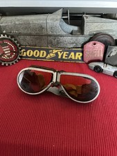 Vintage Motorcycle Goggles -