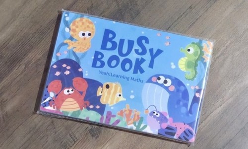 Busy book sealife - book,