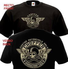 CHOPPER T-Shirt - Biker Bobber Motard Custom Motorcycle Harley Davidson Indian