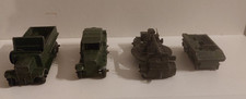 Vintage Dinky Toys Military  x4 Job Lot no  1 in good condition .