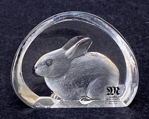 Mats jonasson crystal rabbit - mats,