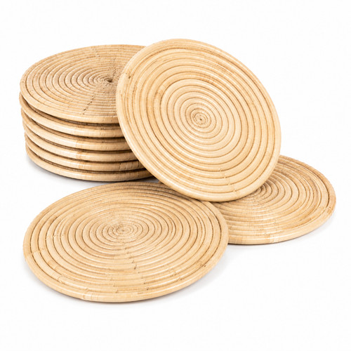 Set round bamboo charger - bamboo,
