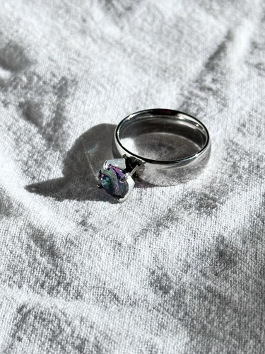 Stainless steel mystic topaz - steel,