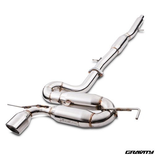 Stainless catback exhaust - stainless,