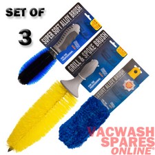 DELUXE ALLOY WHEEL BRUSH SET -
