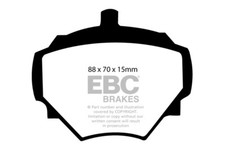 EBC Ultimax Front Brake Pads for Vauxhall VX4/90 2.3 (72 > 74)