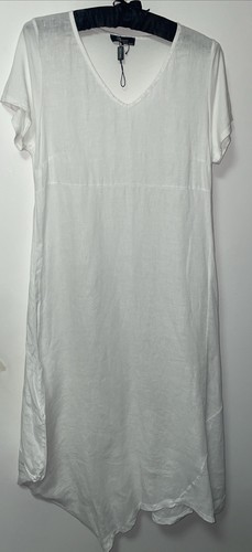 Peruzzi linen white - linen, dress