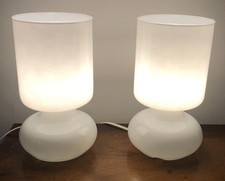 Vintage Ikea Lykta White Glass
