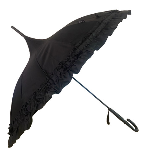 Walking umbrella ladies black - umbrella,