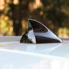 Glossy Black New Car Shark Fin Roof Antenna Radio Aerial Fit for Ford  Focus