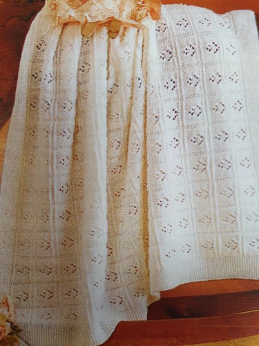 Knitting pattern baby - pattern, shawl