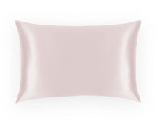 100% Pure Mulberry Silk Pillowcase - 22mm Hypoallergenic, Barley Blush