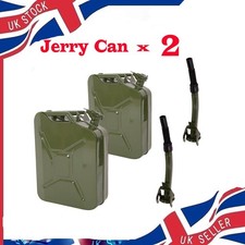 2x 20L Jerry Can Fuel Steel