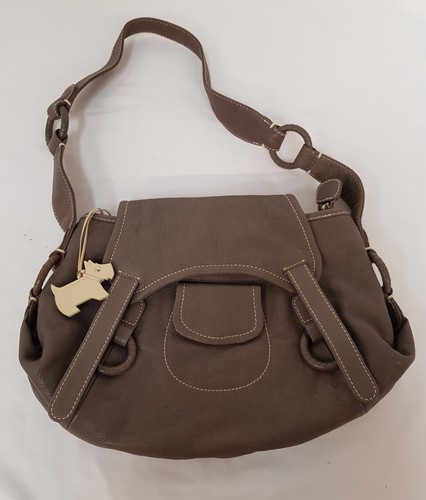 Radley grey leather shoulder - grey,