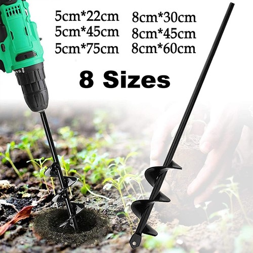 Planting tool auger spiral - tool,