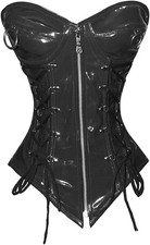 Over bust Steel boned Black